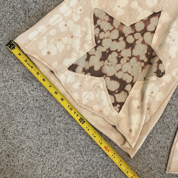 Oli & Hali Star Wide Leg Pants ~ Cream & Brown - Picture 4 of 9